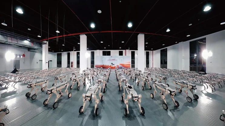 Mass-production hall